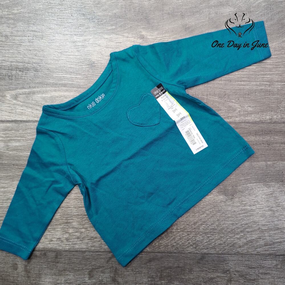 Okie Dokie Long Sleeve Top Size 3M